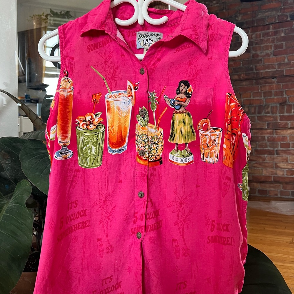 Vintage Tropical Button Up